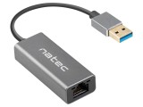 Adaptor USB 3.0 la Ethernet RJ45 NATEC, 0.6m, gri