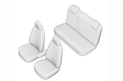 SET HUSE SCAUN HONDA CIVIC 2016- (BANCHETA FRACTIONATA) CU TETIERE SPATE IN FORMA DE L foto
