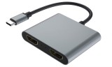 Cumpara ieftin Adaptor USBC la HDMI 4K 60hz dublu KYYKA - RESIGILAT