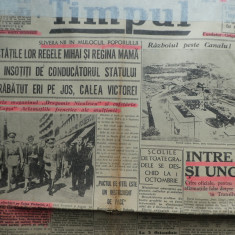 Ziarul Timpul, 21 septembrie 1940, Regele Mihai si General Ion Antonescu