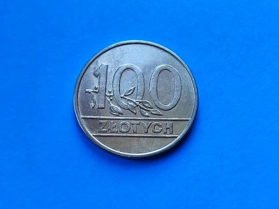 100 Zloty 1990 Polonia-stare buna!! foto