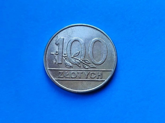 100 Zloty 1990 Polonia-stare buna!!