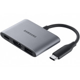 Adaptor Audio si Video USB Type-C - USB Type-C / HDMI / USB Samsung, Gri EE-P3200BJEGWW