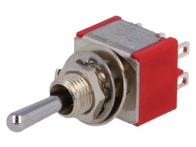 Comutator Basculant 3 Pozitii DP3T (ON)-OFF-(ON) 2A/250VAC foto