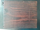 Tablou metal lemn mos batran cu pipa vechi vintage decor perete