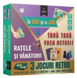 3 jocuri retro: In sus si-n jos. Ratele si vanatorii. Tara, tara, vrem ostasi! | Tiki-Tan