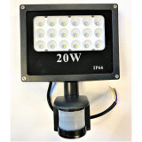 Proiector LED SMD cu senzor &ndash; 20w/6400k