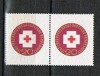 GERMANIA 1963 - CRUCEA ROSIE GERMANA SERIE COMPLETA NESTAMPILATA PERECHE, Nestampilat