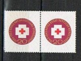 GERMANIA 1963 - CRUCEA ROSIE GERMANA SERIE COMPLETA NESTAMPILATA PERECHE