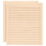 Cumpara ieftin Usi de dulap design lambriu, 2 buc., 69x59,4 cm, lemn masiv pin