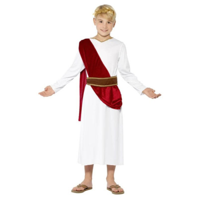 Costum roman Cezar pentru baieti 7-9 ani 130-143 cm foto