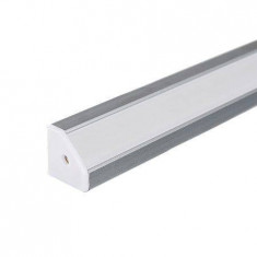 Profil aluminiu pentru banda LED 2m 19mm x 19mm mat V-TAC