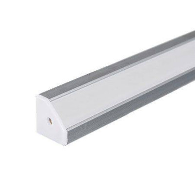 Profil aluminiu pentru banda LED 2m 19mm x 19mm mat V-TAC foto