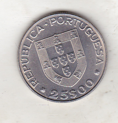 bnk mnd Portugalia 25 escudos (1983) foto