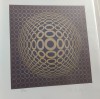 Victor Vasarely, Serigrafie- numerotata 2/40 și semnată
