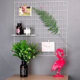 Cumpara ieftin Accesoriu decorativ de perete metalic WR006 Alb 60x60x3 cm