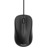 Mouse Hama MC-300, 1.200 DPI, Senzor Optic, Cu fir, Negru