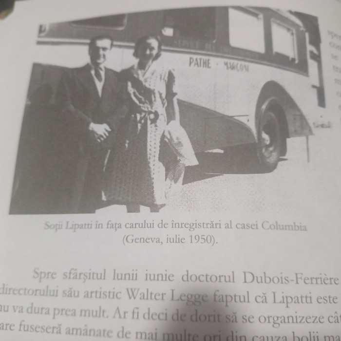 GRIGORE BARGAUAN- DINU LIPATTI( EDITIE IN LIMBA ROM&Acirc;NA)-EDITURA GRAFOART-2917 R1
