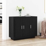 vidaXL Bufet Negru 92 x 35 x 75 cm Lemn compozit