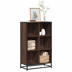 vidaXL Bibliotecă, stejar maro, 65,5x33x107,5 cm, lemn prelucrat