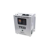 Invertor Solar Fotovoltaic Monofazat Off-Grid, 12V 850VA 500W MPPT cu unda sinusoidala pura, TED Electric TED000286