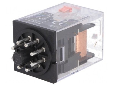 Releu Electromagnetic DPDT 110VAC 10A foto