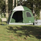 Cort de familie Igloo pentru 6 persoane, verde rezistent la apă