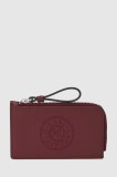 Karl Lagerfeld portofel de piele culoarea bordo, A4W32024