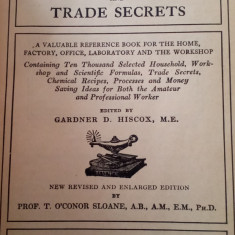 HENLEY S TWENTITH CENTURY BOOK OF FORMULAS, PROCESSES AND TRADE SECRETS -1947
