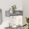 VidaXL Raft de perete, gri sonoma, 100x35x30,5 cm, lemn prelucrat 848463