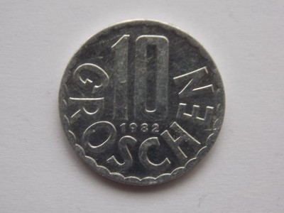 10 GROSCHEN 1982 AUSTRIA-XF foto
