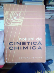 Notiuni de cinetica chimica foto