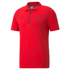Tricou de Barbat cu Guler, Puma Ferrari Style, Rosu, 2021 foto