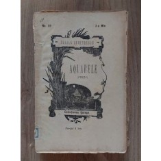 Aquarelele poezii Traian Demetrescu