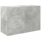 Cumpara ieftin Dulap perete baie, gri beton, 60x25x40 cm, lemn prelucrat