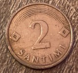 C50 - Moneda foarte veche - Letonia - 2 santimI - 1992, Europa