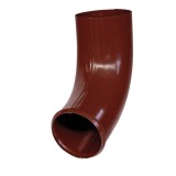 Cot evacuare burlan pentru sistem pluvial, Bilka, metalic, rosu inchis (RAL 3009), lucios, D 90 x 0.6 mm