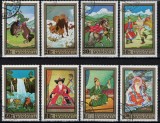 MONGOLIA 1972 - Picturi /serie completa