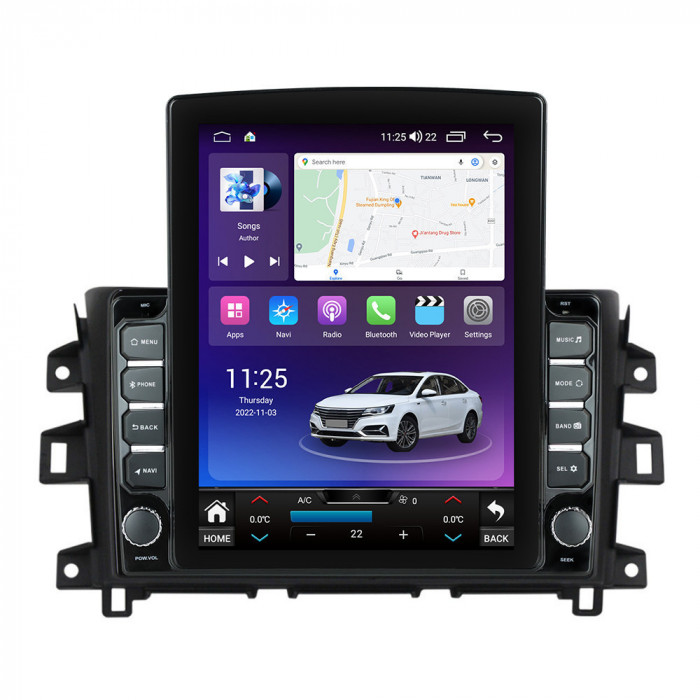 Navigatie dedicata cu Android Nissan Navara / NP300 D23 dupa 2014, 4GB RAM,