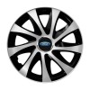 Set 4 capace roti Drift exrta silver&amp;black R14 Compatibil Cu Ford, Autohelix MSA