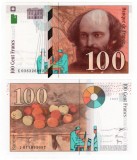 FRANTA █ bancnota █ 100 Francs █ 1997 █ P-158a █ UNC █ necirculata