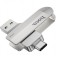 Stick Memorie USB 3.0 - Tip-C Hoco UD10 - 16GB, Argintiu