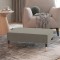 Gossi taburet, gri deschis, 78x56x32 cm, catifea