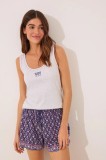 women&#039;secret pijama culoarea gri, 3599197