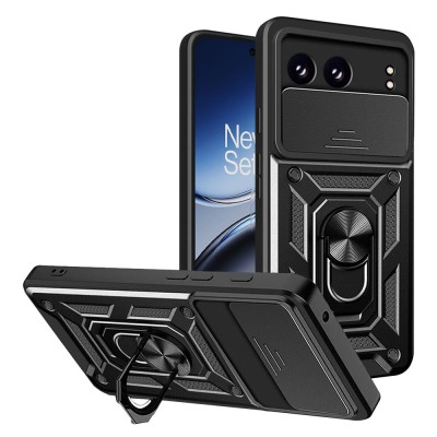 Husa OnePlus Nord 4 protectie camera Techsuit CamShield Series, negru foto