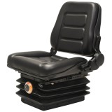 VidaXL Scaun cu suspensie, spătar reglabil pentru tractor și stivuitor