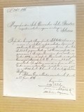 H186-I-Romania regalista 1896-Scrisoarea Victor Mihalyi-Arhiepiscop si Mitropolit de Alba Iulia si Fagaras catre D- l Iuliu Bradosi-Inspector scolar.