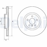 DELPHI BG4780C Disc frana