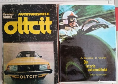 Set :Din istoria automobilului-A.Brebenel ;D. Vochin /Autoturismele Oltcit-Traian Canta foto