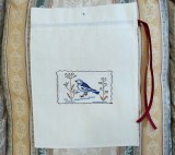 Saculet Vintage pentru lenjerie din bumbac